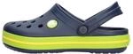 Crocs Jungen Unisex Kinder Crocband K Clog, Navy/Volt Green, 22/23 EU