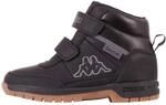 Kappa Unisex Kinder Sneaker High Top Stylecode 260239K 1111 schwarz, Schuhgr&ouml;&szlig;e:30