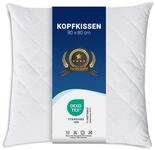ZOLLNER Komfortables Kopfkissen - 80x80 cm - mit Rei&szlig;verschluss &ndash; Individuell