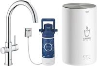 GROHE Red Duo K&uuml;chenarmaturen - Armatur und Boiler (Gr&ouml;&szlig;e M, Einlochmontage)