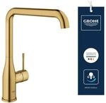 GROHE Essence, K&uuml;chenarmatur (Wasserhahn K&uuml;che mit ausziehbarer Brause, 360&deg;