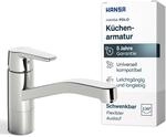 HANSA POLO K&uuml;chenarmatur Hochdruck | Armatur 120&deg; schwenkbar I Hoher Auslauf f&uuml;r