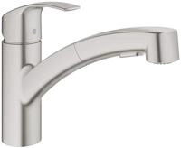 Grohe Eurosmart K&uuml;chenarmatur - Einhand-Sp&uuml;ltischbatterie flacher Auslauf