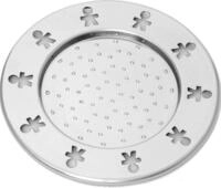 Alessi AKK80/13 Mini Girotondo, Glasuntersetzer, feuchtigkeitabstossend aus Edelstahl
