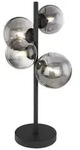 GLOBO LED Retrofit Tischlampe Riha 30x18m 54cm schwarz /grau
