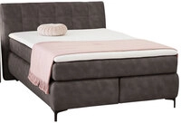Boxspringbett Bianca 140 x 200 cm grau