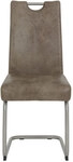 Stuhl Sophia 2er-Set 43 x 99 cm schlammfarbig/silberfarbig