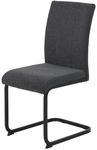 Schwingstuhl LINN 2er Set Webstoff anthrazit