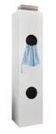 W&auml;scheschrank Multiraumkonzept 40x185x40 cm wei&szlig;