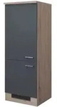 Demi-Ger&auml;teumbauschrank Tiago, Grau/Braun 60x161x60cm