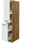 Apothekerschrank Avila, Wei&szlig;/Braun 30x161x60cm