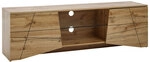 Lowboard 160 x 50 x 40 cm Modern Braun/Eiche