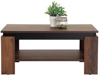 Couchtisch Tim II Old Wood/Schwarz ca. 90 x 41 x 60 cm