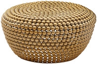 Couchtisch rund &Oslash; 60 cm Goldfarbig