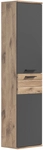 Hochschrank Mason grau/braun B/H/T 37x152x24 cm