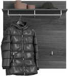 Paneel Scout Rauchsilber 90x98x27 cm