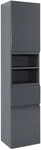 Hochschrank Cardiff 40 x 180 x 35 cm graphitgrau