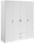 Parisot Kinder-Dreht&uuml;renschrank Daily 1 wei&szlig;