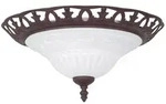 Rustica Deckenleuchte braun, mehrfarbig, 6102021-24, D/H: 38/16,5 cm, Metall