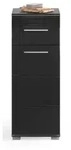 Unterschrank Linus Schwarz Hochglanz 30x80x31 cm
