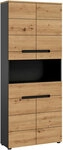 Hochschrank Bad Canu 193 x 76 x 34 cm Kunststoff melaminbeschichtet grifflos Stauraum