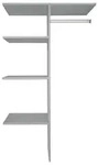 W&auml;scheeinteilung linegrey f&uuml;r Fachbreite 100 cm/ Schrankh&ouml;he 220 cm