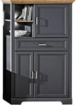 Highboard Jasmin Graphit/Artisan Eiche-Optik 93x150x42 cm