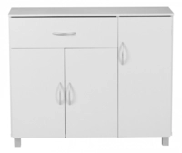 Sideboard 75 x 90 x 30 cm Wei&szlig;