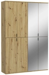 Garderobenkombination PROJEKT X 2-teilig Braun 122x193 cm