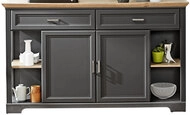 Sideboard Jasmin Graphit/Artisan Eiche-Optik 171x102x48 cm