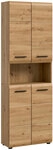 Hochschrank Bad Ice 185 x 60 x 30 cm Kunststoff melaminbeschichtet Artisan