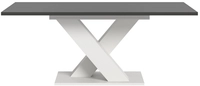Esstisch Motion X-Gestell 150 x 90 x 76 cm Grau
