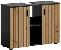 Waschbeckenunterschrank Mone 59 x 80 x 30 cm Kunststoff melaminbeschichtet Artisan