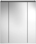 Spiegelschrank Linus Schwarz Hochglanz 60x56x34 cm