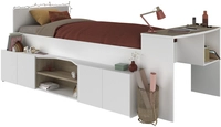 Parisot Hochbett Cleo 1 90 x 200 cm wei&szlig;