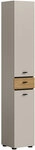 Hochschrank Bad Aqua 190 x 32 x 30 cm Kunststoff melaminbeschichtet Kaschmir