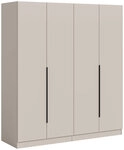 Dreht&uuml;renschrank Kopenhagen 160 x 52 x 181 cm Kaschmir