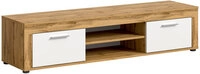 Lowboard Jam 160 x 40 x 37 cm Kunststoff Wotan EicheNachbildung/Wei&szlig;