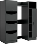 Waschmaschinenumbauschrank Set Free 3-tlg. 176 x 68 x 195 cm Anthrazit