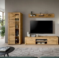 Wohnwand Jam 3-tlg. 235 x 40 x 159 cm Wotan Eiche Nachbildung