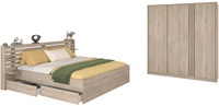 Parisot Schlafzimmerset Escale 24 braun