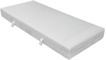Kaltschaummatratze Twin Sleep 80 x 200 x 21 cm Polyesterkern Wei&szlig;
