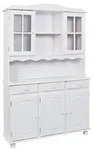 Buffet Felix Massivholz Kiefer wei&szlig; 130x198x43 cm