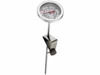 Küchenprofi Frittier-Thermometer aus Edelstahl mit praktischem Clip,