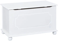 Truhe Florian 89 x 53 x 47 cm Massivholz wei&szlig;