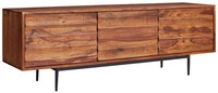 Lowboard Lucea Massivholz Sheesham braun