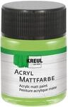 KREUL 75542 - Acryl Mattfarbe, maigr&uuml;n im 50 ml Glas, cremig deckende,