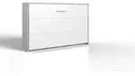 Wandklappbett Stella horizontal Wei&szlig; 212x134x43 cm