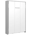 Wandklappbett Stella vertikal Wei&szlig; 152x213x43 cm