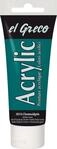 KREUL 28316 - El Greco Acrylic, 75 ml Tube in chromoxidgr&uuml;n, hochpigmentierte,